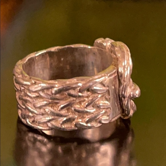 WOW POSHMARK - Authentic Hermès Sterling Silver Belt Buckle Ring - Picture 11 of 16